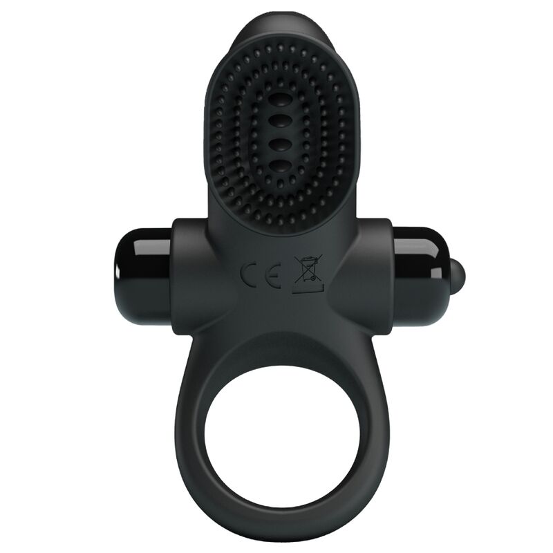 Vibrator ring II pour le pénis noir — PRETTY LOVE