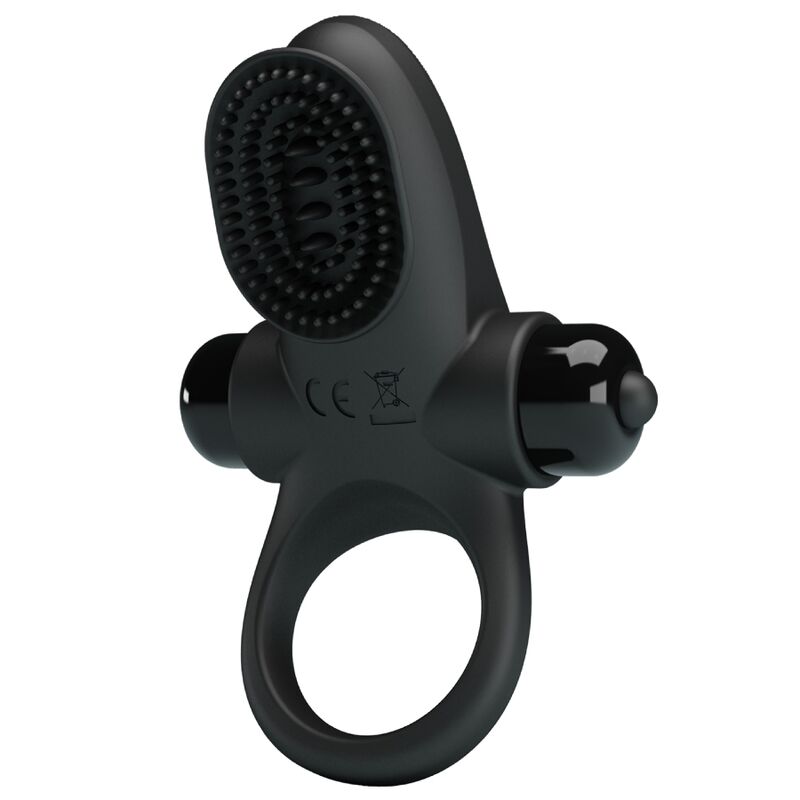 Vibrator ring II pour le pénis noir — PRETTY LOVE, vue 2