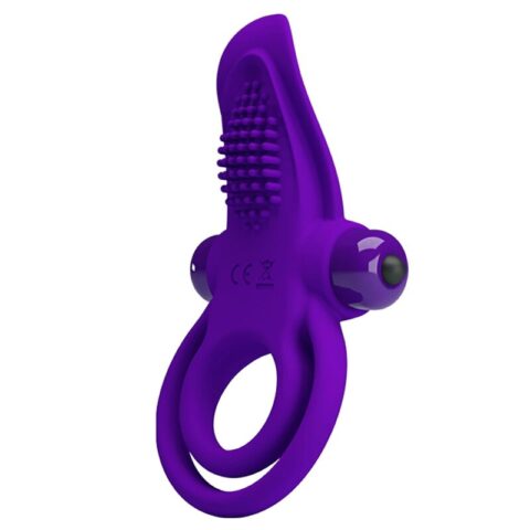 Anneau pénis vibrant violet — PRETTY LOVE