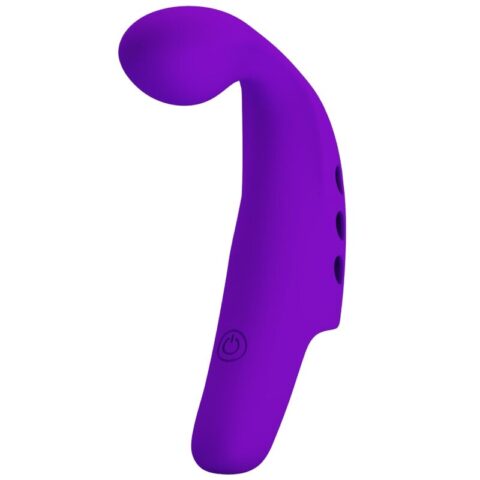 Vibrateur doigt rechargeable gorgon violet — PRETTY LOVE