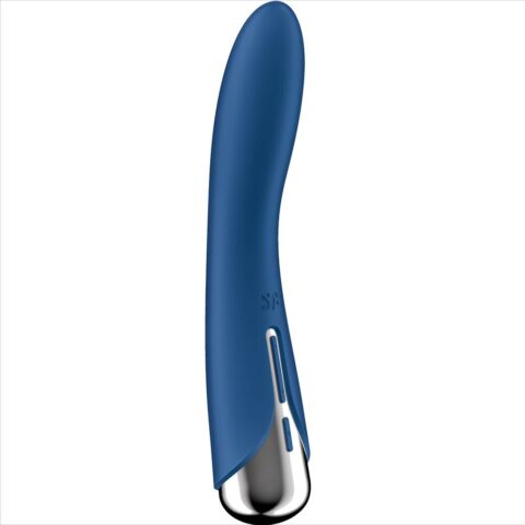 Vibrateur rotateur bleu spinning vibe 1 g-spot — SATISFYER