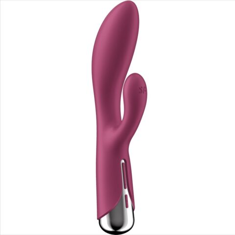 Spinning rabbit 1 clitoris et stimulation du point G rouge — SATISFYER
