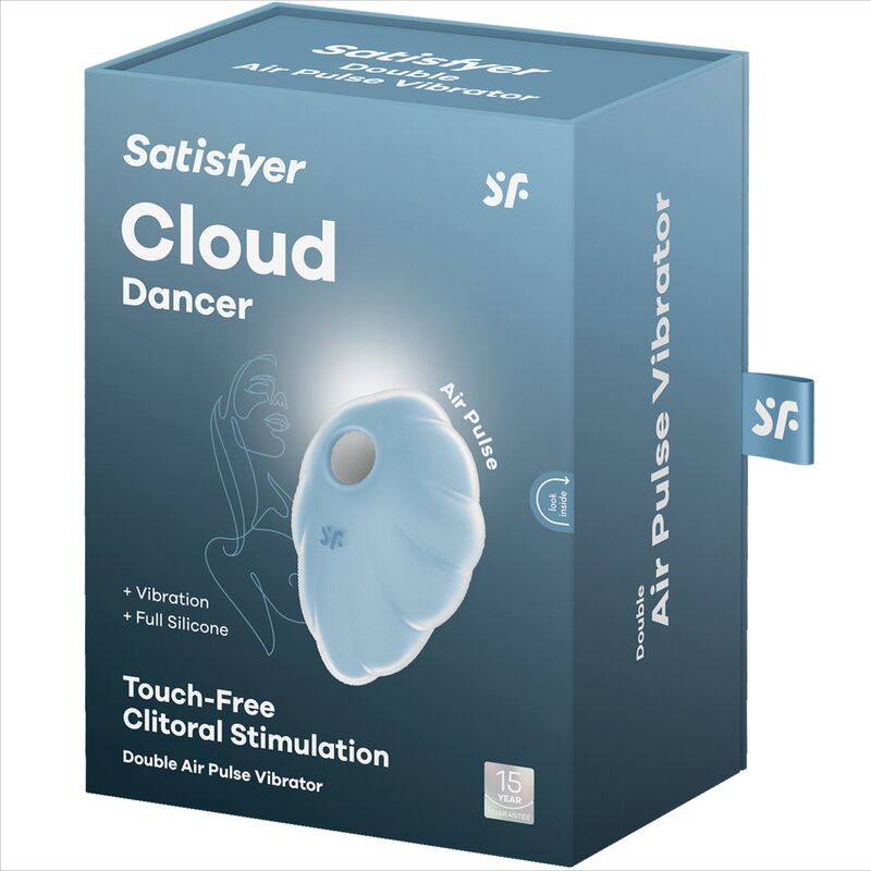 Vibrateur cloud dancer bleu AIR pulse — SATISFYER, vue 6
