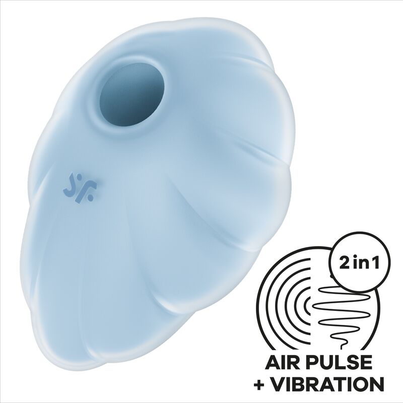 Vibrateur cloud dancer bleu AIR pulse — SATISFYER