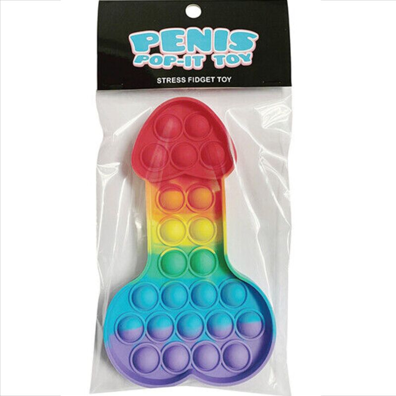 Jouet anti-stress pop-it penis multicolore — KHEPER GAMES