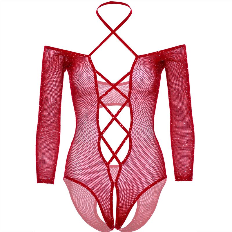 Corps crothless avec rouge brillant — LEG AVENUE, vue 9