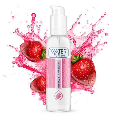 Lubrifiant à base d'eau de fraise 175 ML — WATERFEEL