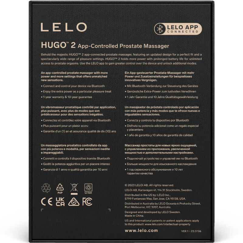 Masseur de prostate hugo 2 vert — LELO, vue 4