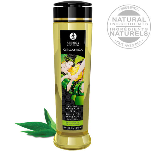 Huile de massage BIO THÉ vert 240 ML — SHUNGA
