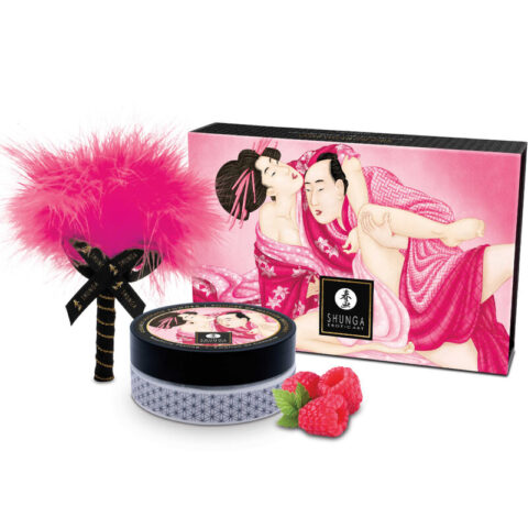 KIT de poudre de massage comestible framboise