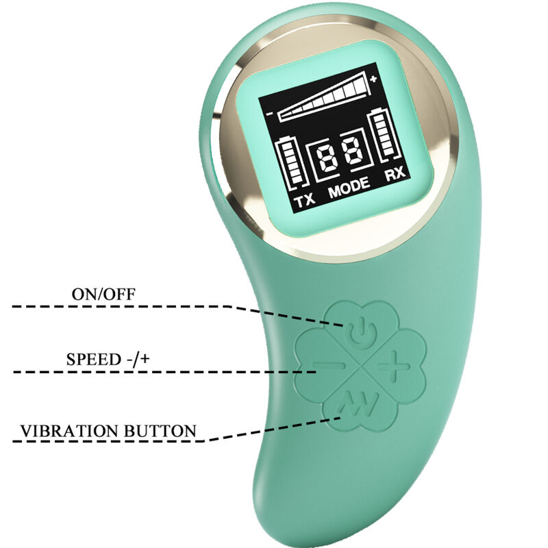 Mine doeufs vibrants télécommande verte — PRETTY LOVE, vue 4