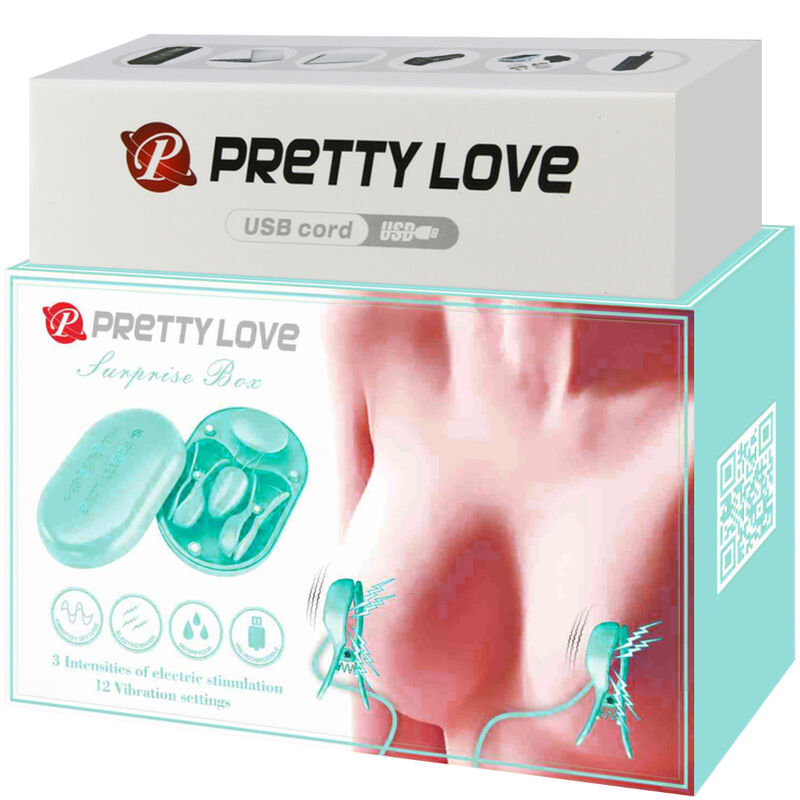 Boite surprise pince a electro stimulation bleue — PRETTY LOVE, vue 8