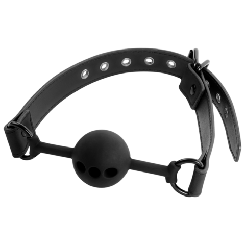 Bâillon à boule en silicone respirant — FETISH SUBMISSIVE BONDAGE