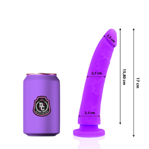 Toys gode médical lilas silicone 17 CM -O- 3 CM — DELTA CLUB