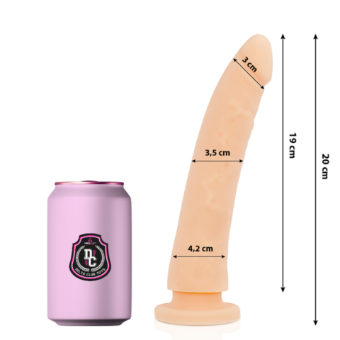 Toys gode naturel médical silicone 20 CM -O- 4 CM — DELTA CLUB