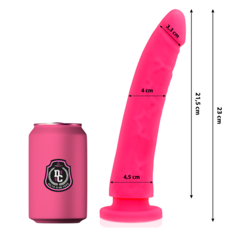 Toys gode médical rose en silicone 23 CM -O- 4.5 CM — DELTA CLUB
