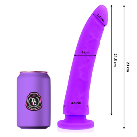 Toys gode médical lilas silicone 23 CM -O- 4.5 CM — DELTA CLUB
