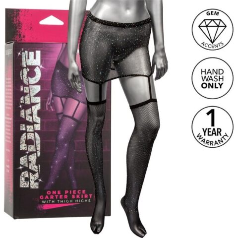 Radiance jupe jarretières hauts de cuisses — CALEXOTICS