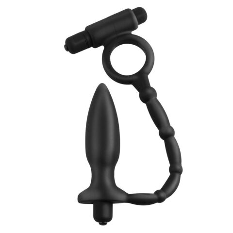 Mini stimulateur anal avec anneau et balle vibrante — ANAL FANTASY