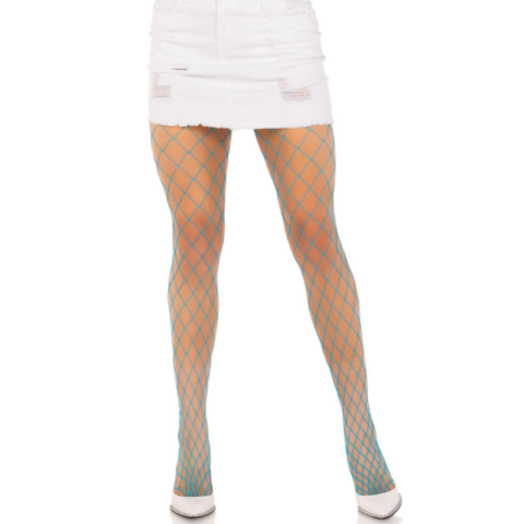 Collants résille diamant bleu — LEG AVENUE