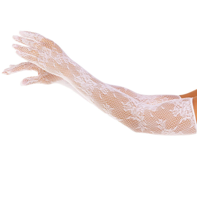 Gants fleurs rouges blancs — LEG AVENUE