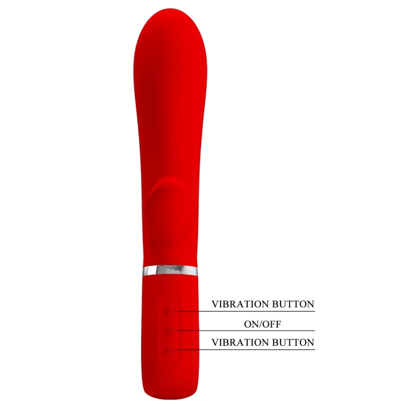 Vibrateur multifonction g-spot thomas rouge — PRETTY LOVE, vue 6