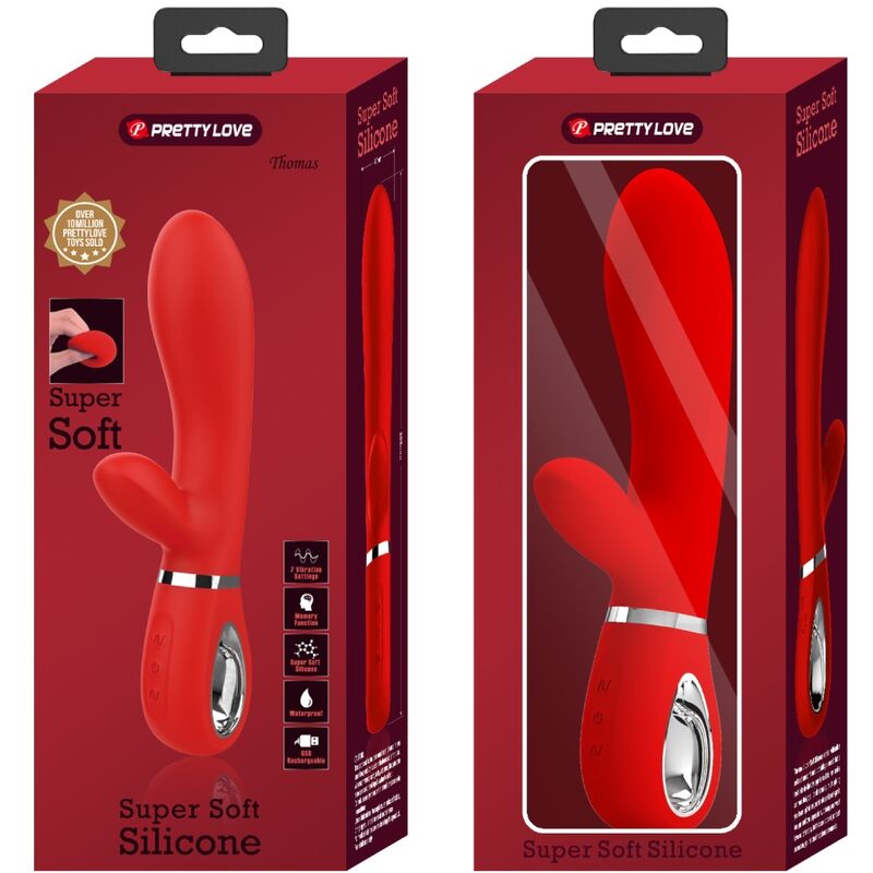 Vibrateur multifonction g-spot thomas rouge — PRETTY LOVE, vue 9