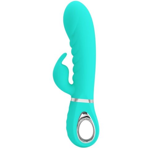 Vibrateur multifonction g-spot prescott vert aqua — PRETTY LOVE