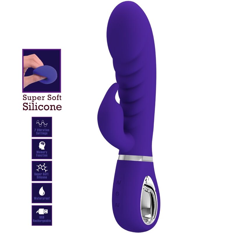 Vibrateur multifonction g-spot prescott violet — PRETTY LOVE, vue 7