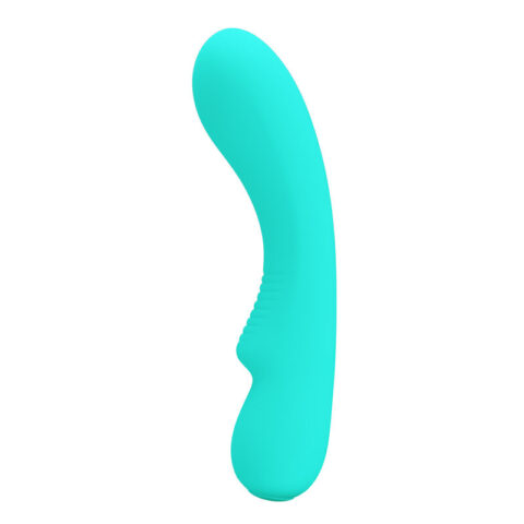 Vibrateur rechargeable prescott vert aqua — PRETTY LOVE
