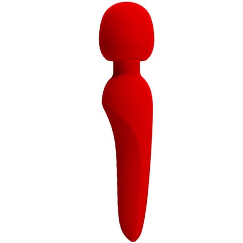Masseur meredith 12 modes de vibration rouge — PRETTY LOVE