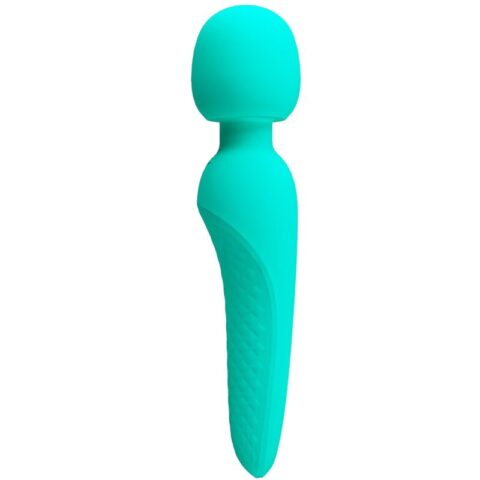 Masseur meredith 12 modes de vibration vert aqua — PRETTY LOVE