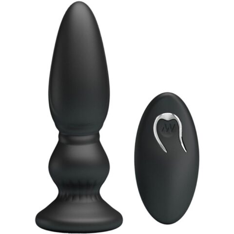 Puissant vibrateur télécommande plug anal noir — MR PLAY