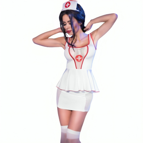 Costume haut et jupe dinfirmière S/M — CHILIROSE