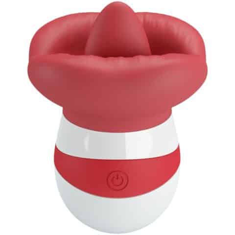 Mina stimulateur de langue rouge clair — PRETTY LOVE