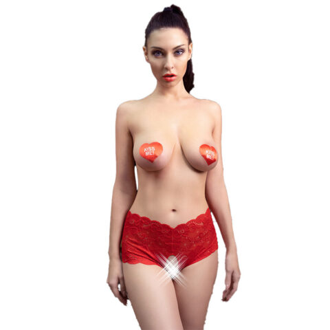 Culotte crochless rouge L/XL — CHILIROSE