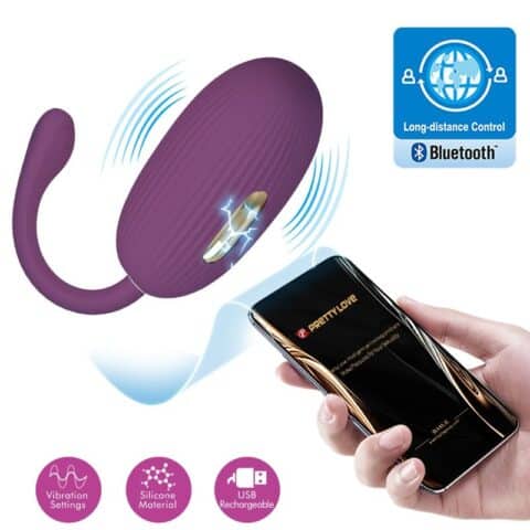 Doreen oeuf vibrant rechargeable violet — PRETTY LOVE