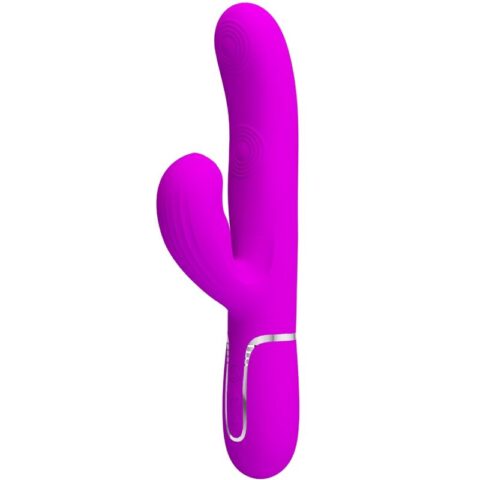 Vibrateur point G multifonction 3 en 1 perlita violet — PRETTY LOVE