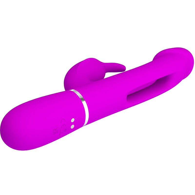 Vibrateur dejon rabbit 3 en 1 multifonction fucsia — PRETTY LOVE, vue 4