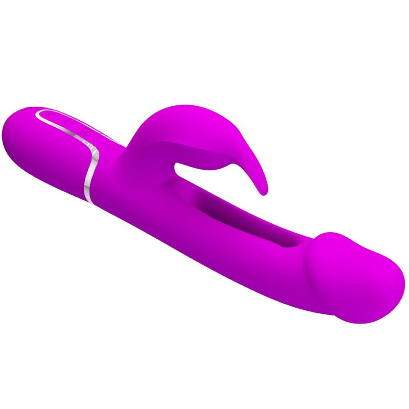 Vibrateur dejon rabbit 3 en 1 multifonction fucsia — PRETTY LOVE, vue 6