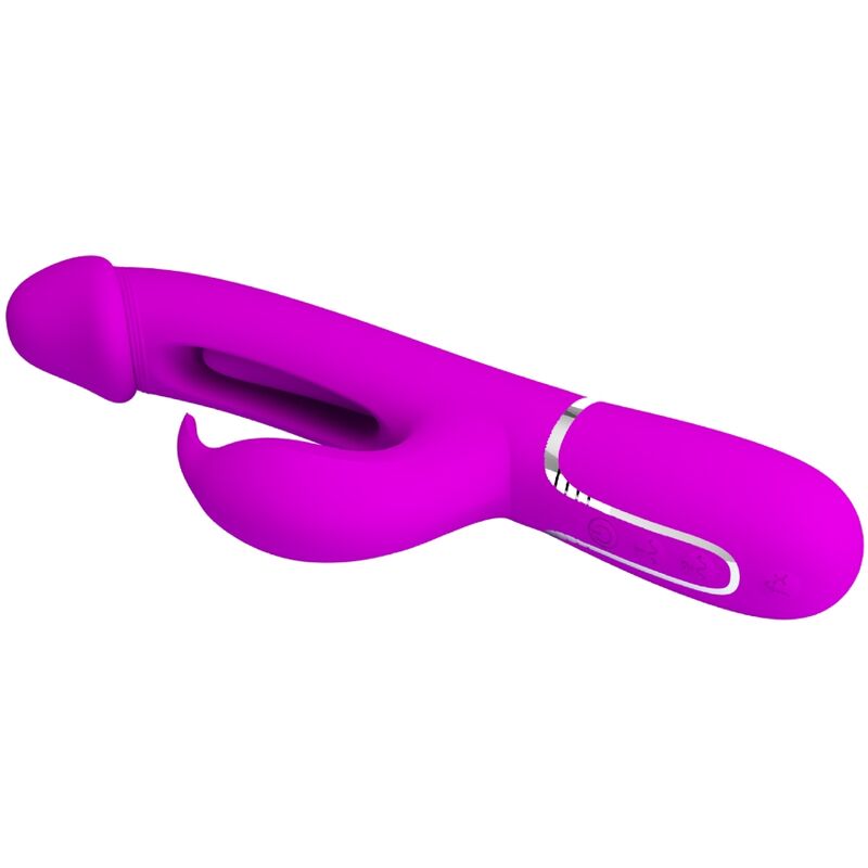 Vibrateur dejon rabbit 3 en 1 multifonction fucsia — PRETTY LOVE, vue 5
