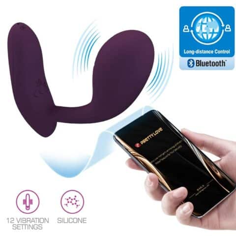 Baird application lila rechargeable g-spot 12 vibrations — PRETTY LOVE