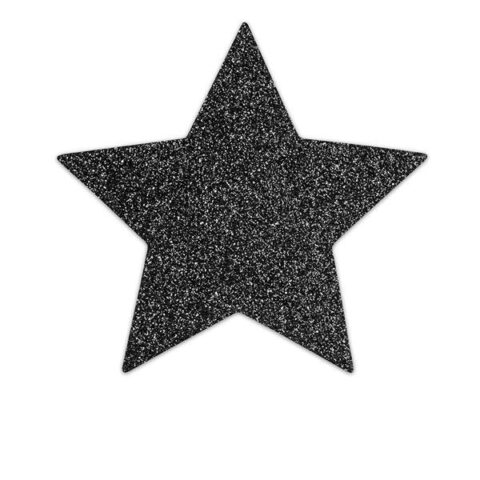 Capuchons de tamelon noir star flash — BIJOUX INDISCRETS