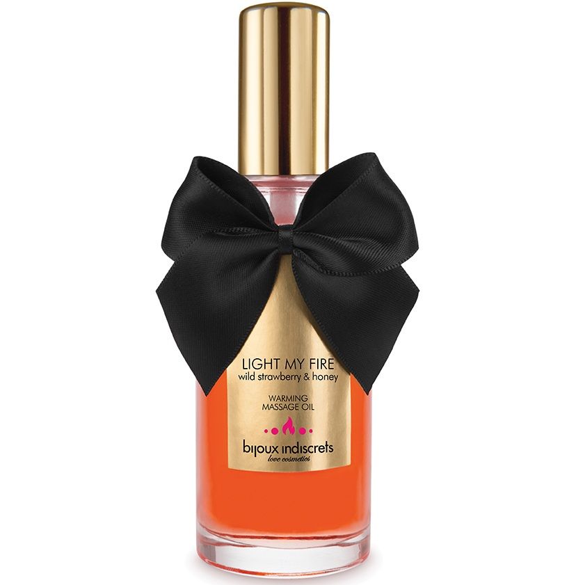 Huile de massage effet chaleur arôme fraise — BIJOUX INDISCRETS, vue 2