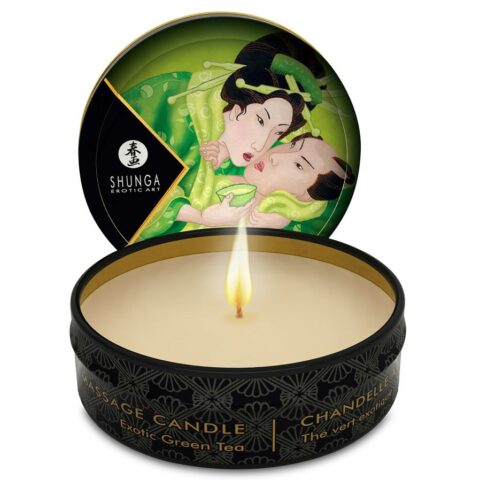 Mini caresse à la bougie de massage T vert 30 ML — SHUNGA