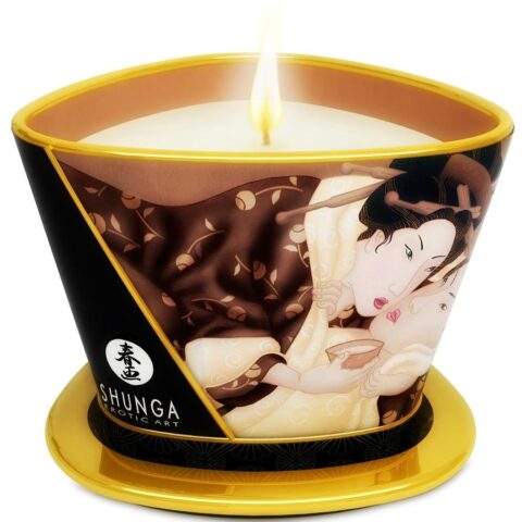 Bougie de massage au chocolat mini caress BY candelight 170 ML — SHUNGA