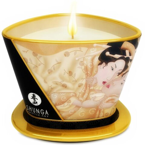 Bougie de massage mini caress BY candelight vanille 170 ML — SHUNGA