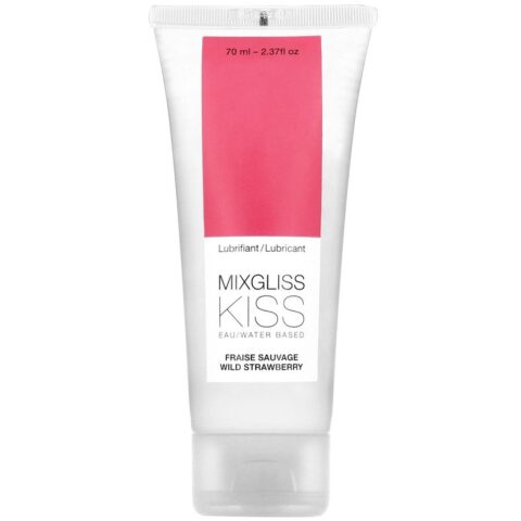 Lubrifiant base d'eau saveur fraise 70 ML — MIXGLISS