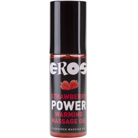 Huile de massage eros strawberry power — EROS POWER LINE
