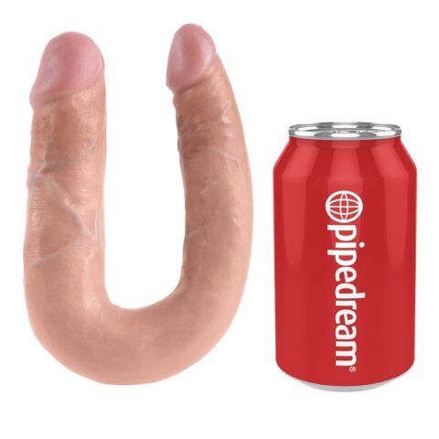 Gode double pénétration 13.9 CM naturel — KING COCK